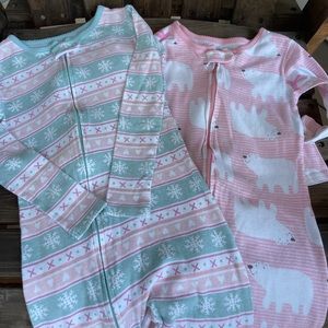 Carter’s One Piece Footed PJ Bundle 5t
